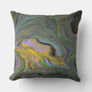 Imagination 1 Abstrait Acrylique Coussin Accent Gé