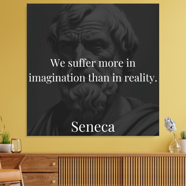 Imagination and Suffering: Seneca on Perception Canvas Print (Insitu(LivingRoom))
