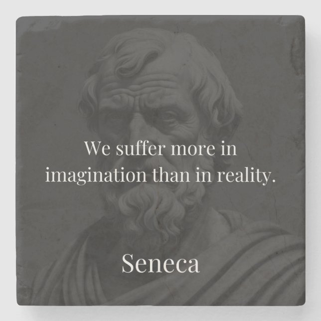 Imagination and Suffering: Seneca on Perception Stone Coaster (Front)
