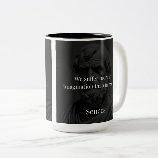 Imagination and Suffering: Seneca on Perception Two-Tone Coffee Mug (Front Right)