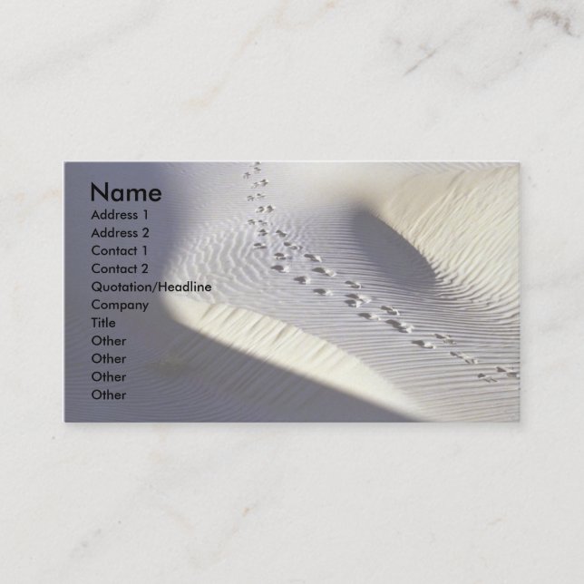 Imagination Business Card (Front)