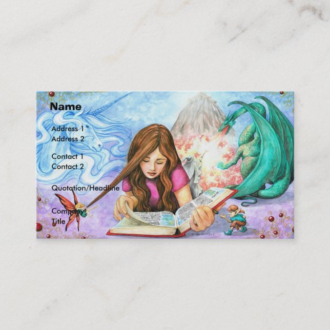 Imagination Business Card (Front)