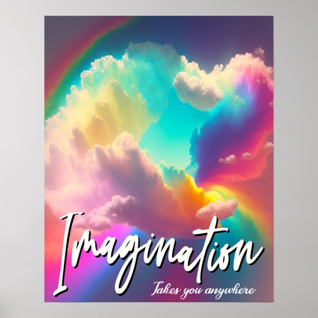 Imagination can take you anywhere poster (Front)