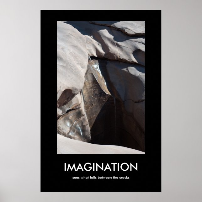 IMAGINATION demotivational poster (Front)