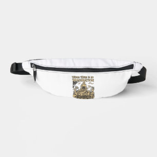 Imagination Horror Halloween Haunted House Cemeter Fanny Pack