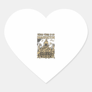 Imagination Horror Halloween Haunted House Cemeter Heart Sticker
