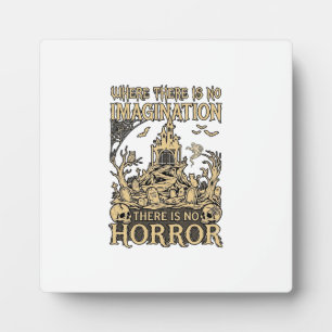 Imagination Horror Halloween Haunted House Cemeter Plaque