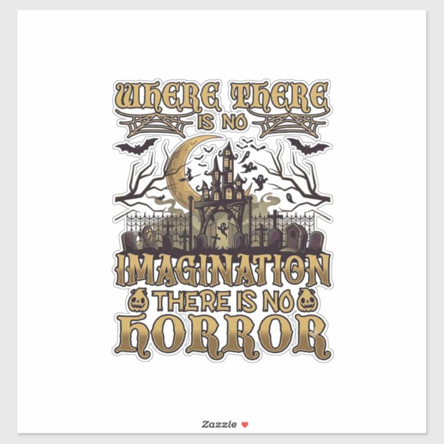 Imagination Horror Halloween Haunted House Graveya (Sheet)