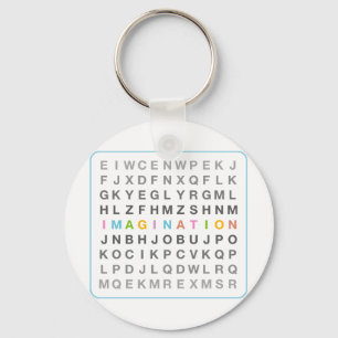 Imagination in Puzzle Keychain