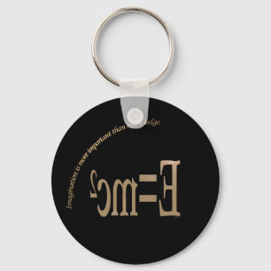 Imagination Is More Important Than KnowledKeychain Keychain