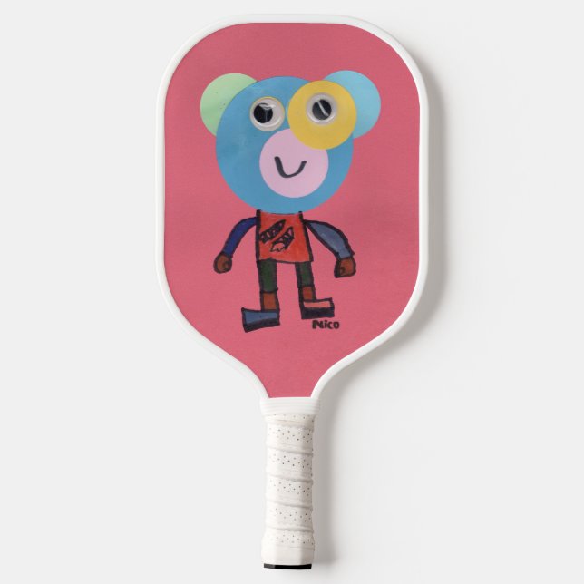 Imagination Man- Kids Art for CHOC Pickleball Paddle (Back)
