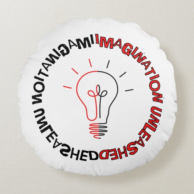 Imagination Unleased 03.b Round Pillow (Front)