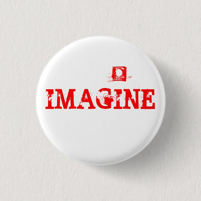 IMAGINE 1 INCH ROUND BUTTON (Front)