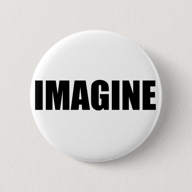 IMAGINE 2 INCH ROUND BUTTON (Front)