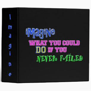 imagine ... 3 ring binder