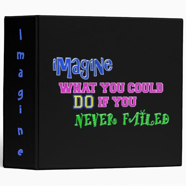 imagine ... 3 ring binder (Front/Spine)
