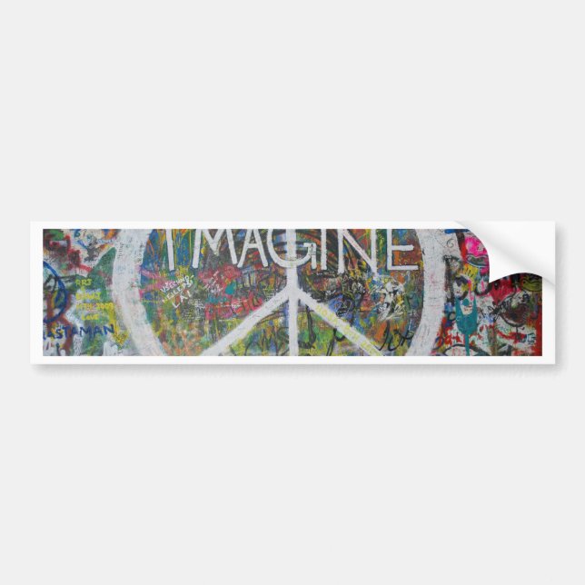 Imagine Bumper Sticker (Front)