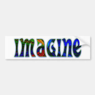 Imagine Bumper Sticker