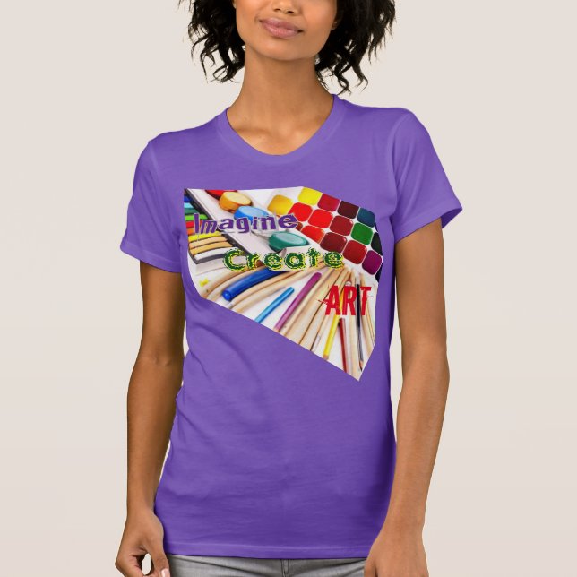 Imagine Create Art T-Shirt (Front)