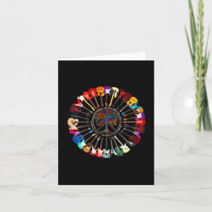 Imagine Hipe People Living Life In Peace And Love Card