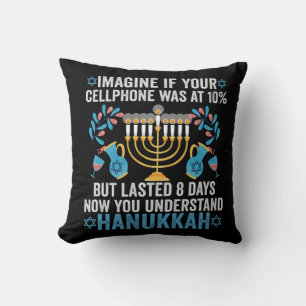 Imagine If Your Cell Phone Was At 10% But Lasted 8 Throw Pillow