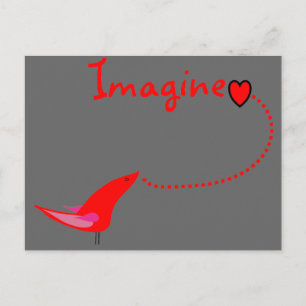 "Imagine"---John Gifts Postcard