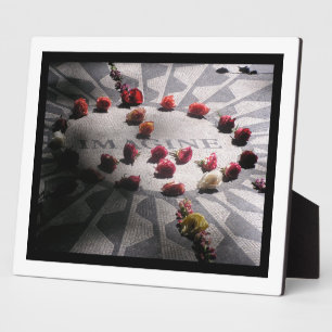 Imagine Mosaic Central Park Plaque