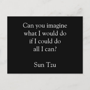 Imagine motivational postcard
