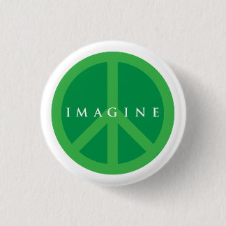 Imagine Peace 1 Inch Round Button