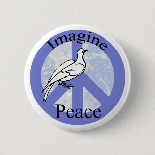 Imagine Peace 2 Inch Round Button