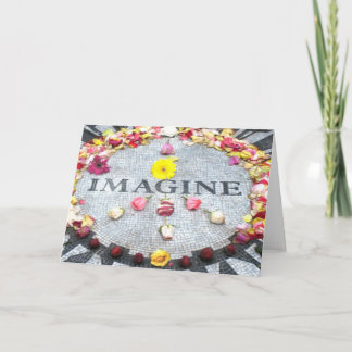 Imagine Peace Card