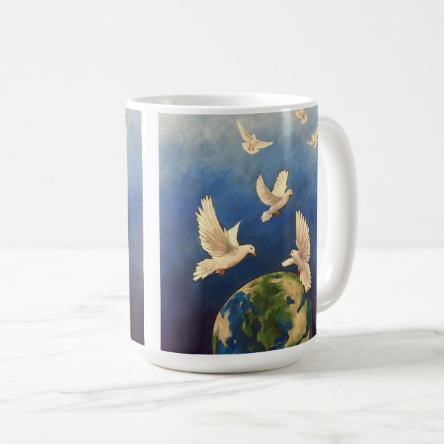 Imagine Peace Coffee Mug (Front Right)