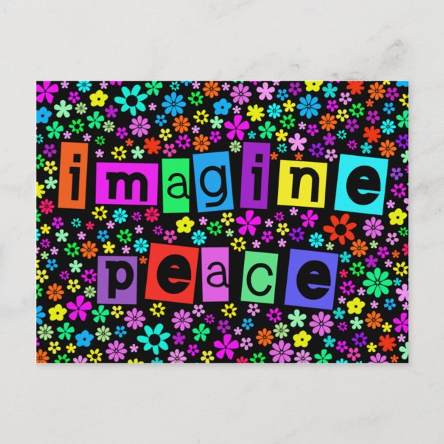 Imagine Peace Postcard (Front)