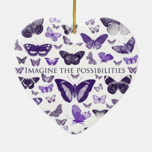 Imagine the possibilities ceramic ornament