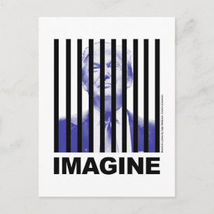 Imagine Trump Behind Bars Postcard