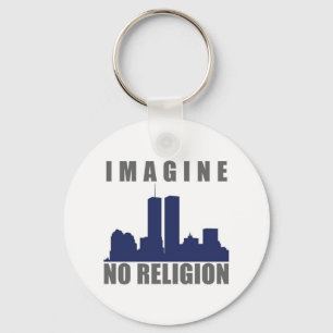 Imagine Twin Towers sillouette Keychain