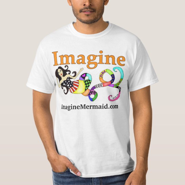 ImagineMermaid.com T-Shirt (Front)