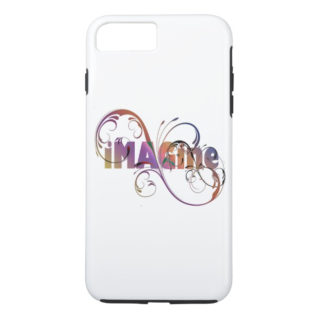 "Imaginez" iPhone 8 Coque (Dos)