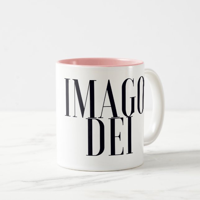 Imago Dei Two-Tone Coffee Mug (Front Right)