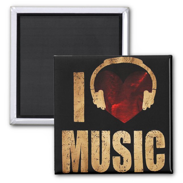 Imam "I Love Music" Magnet (Front)