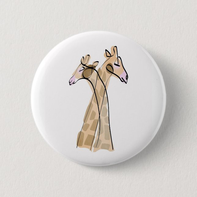 Iman 2 Inch Round Button (Front)