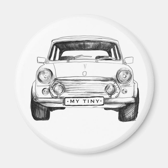 Imán Classic English Car Frontal Magnet (Front)