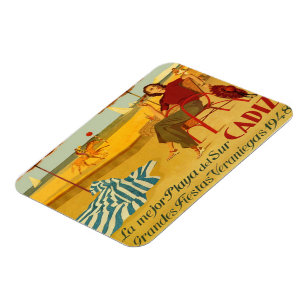 Iman de Nevera Annuncio Vintage Cadiz RetroCharms Magnet