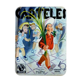 Iman de Nevera Revistas Cuba Vintage Magnet