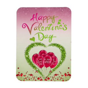 Imán flexible San Valentín con corazón Magnet
