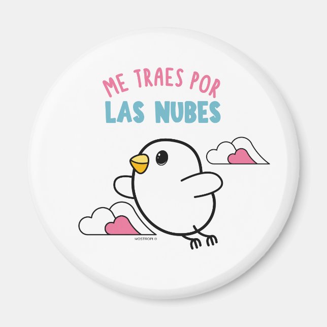 Imán Mostropi I'm bringing you through the clouds Magnet (Front)