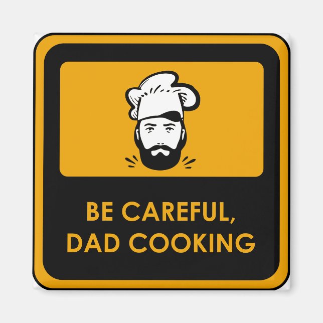 IMAN PARA NEVERA PAPA COCINANDO MAGNET (Front)