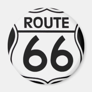 Iman "ROUTE 66" Magnet