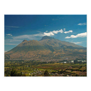 Imbabura volcano photo print