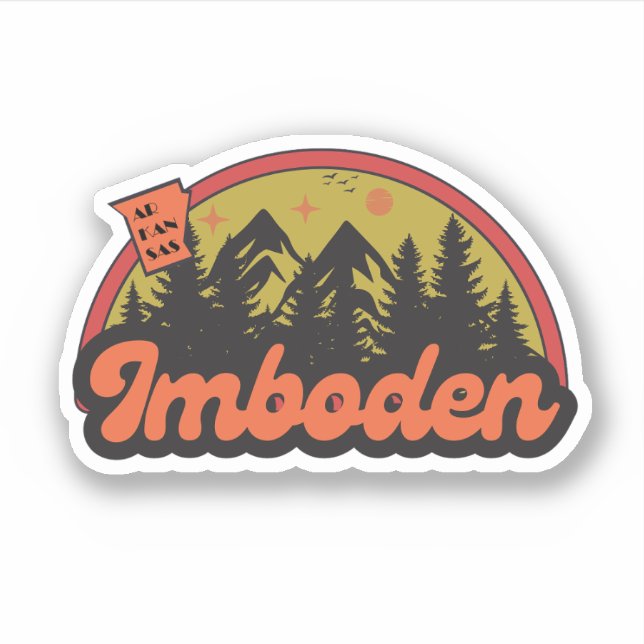 Imboden, Arkansas  Autocollant (Devant)